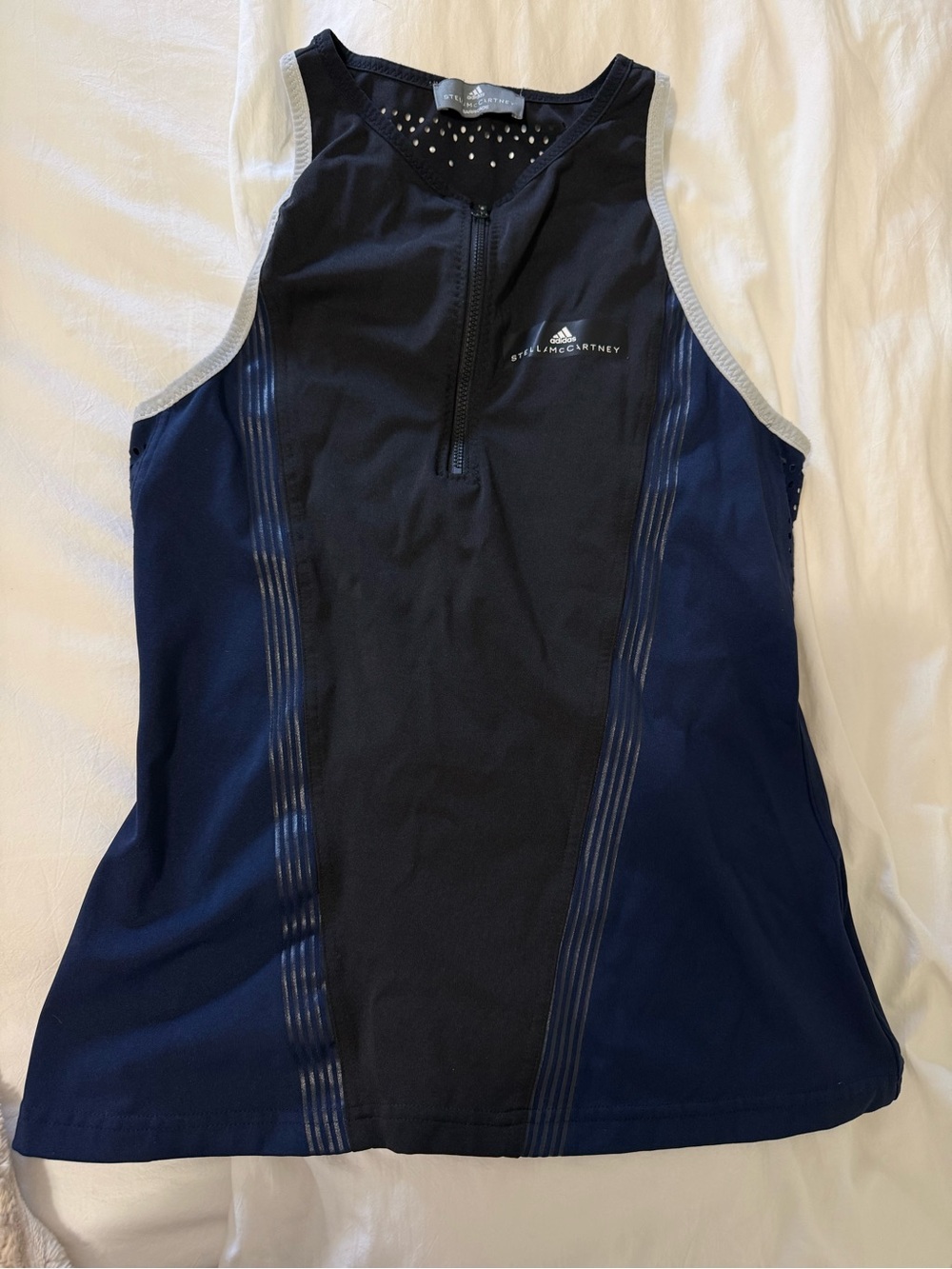Adidas by Stella McCartney Barricade Climachill Blue Tennis Tank Top Womens M
